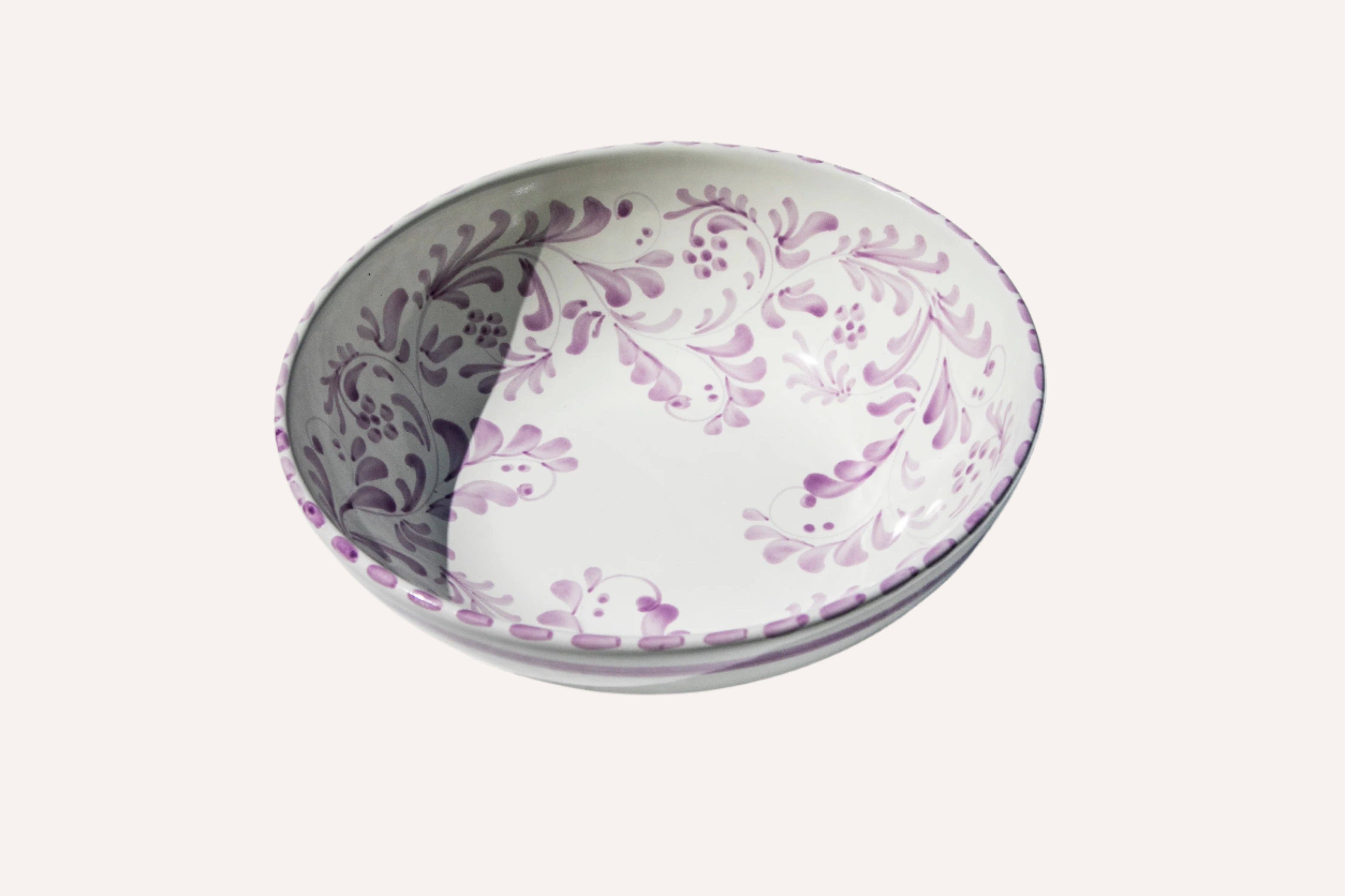 Lila Grote serveerschaal voor groothandel op Faire0