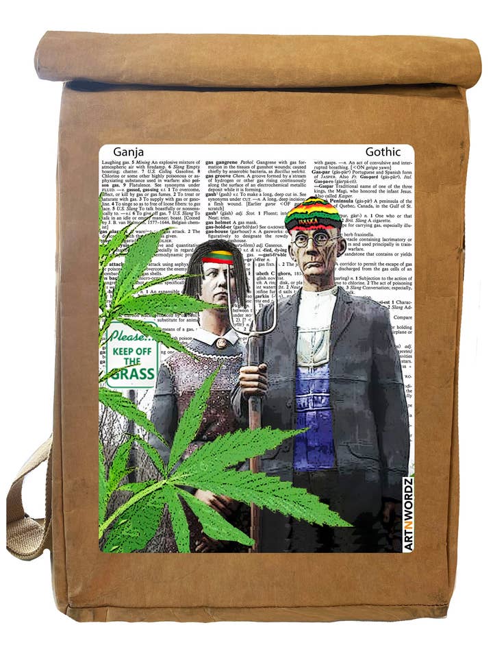 RASTA GOTHIC BAGPACK for wholesale by ARTNWORDZ LLC