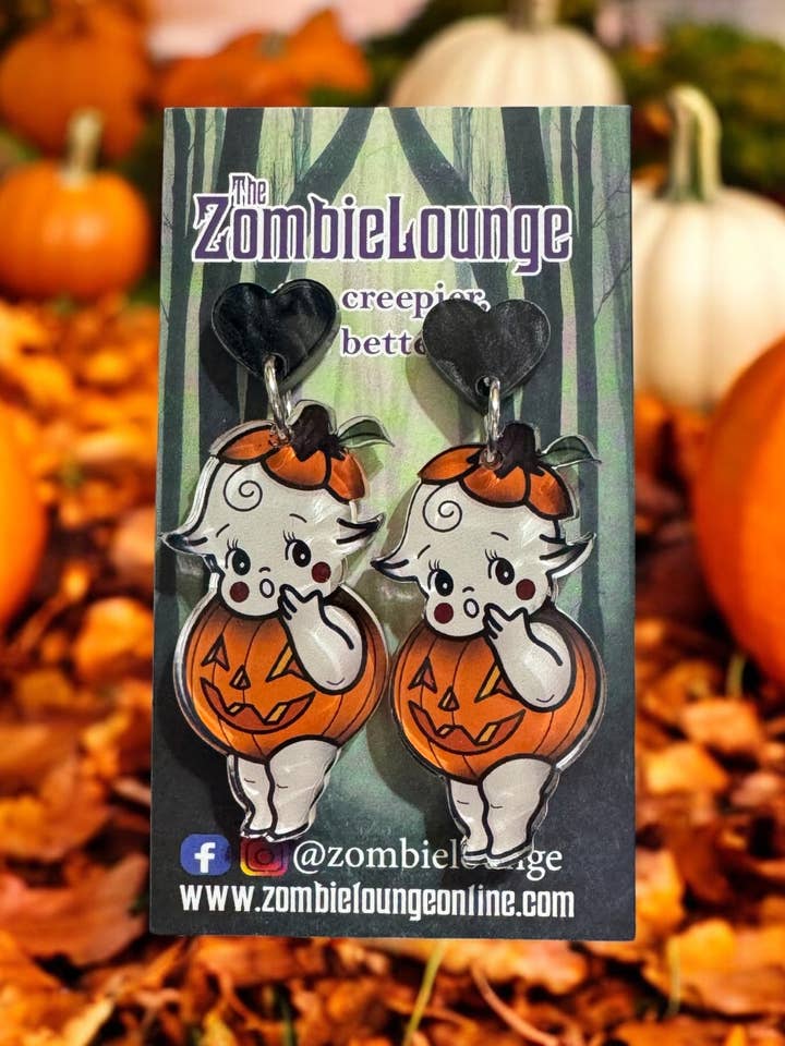 Halloween Søde Øreringe for engroshandel hos Zombie Lounge Bootique