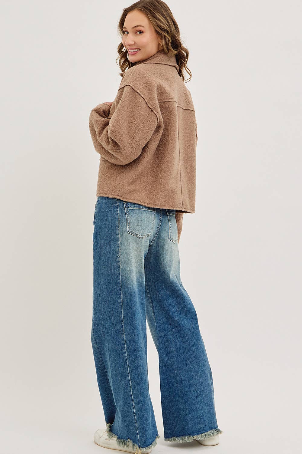 Sweet Lovely by Jen - Wholesale Bomber Jacket - Women's - TEXTURED BOMBER JACKET/OUTERWEAR 22