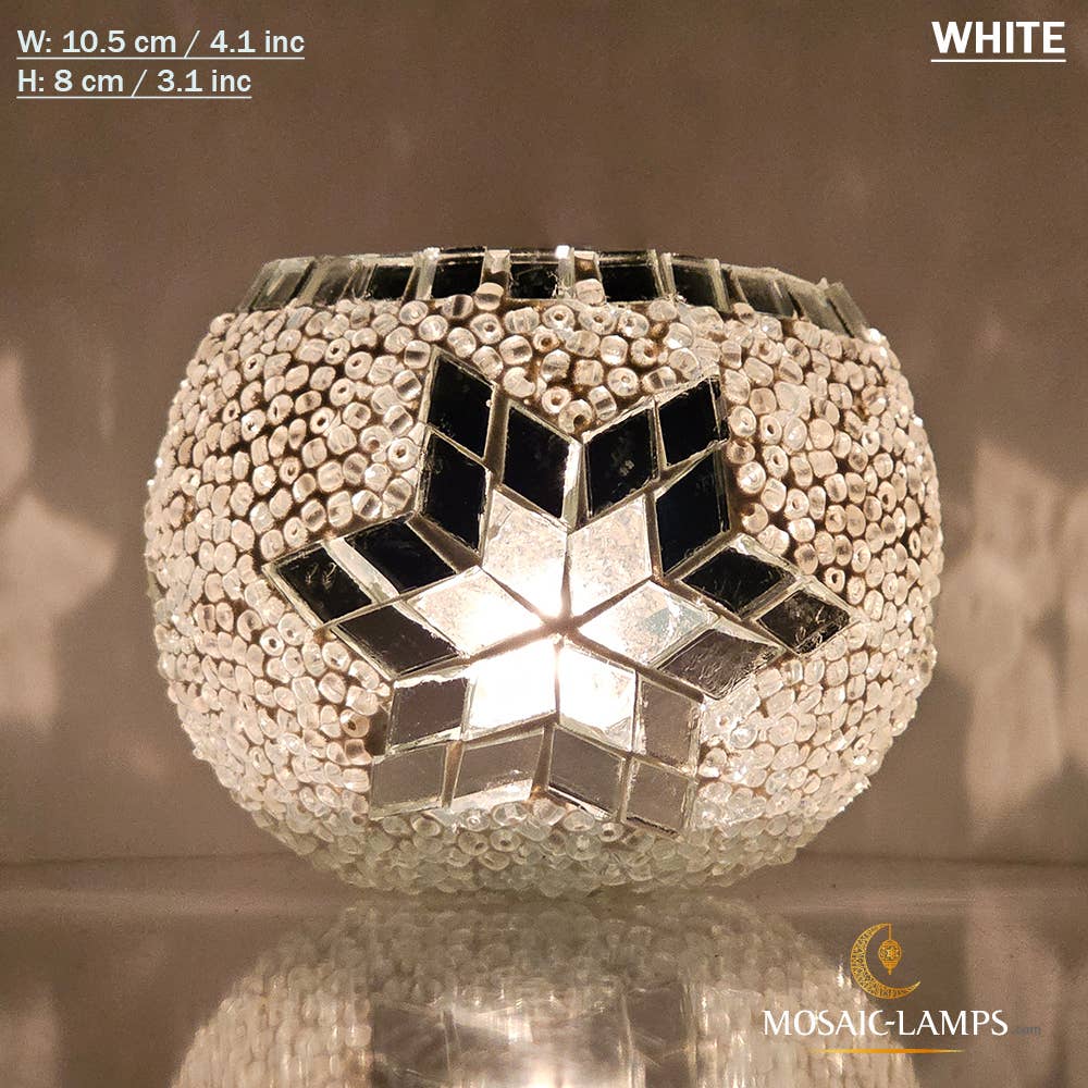 Mosaic Lamps - Wholesale Candle Holder - Turks Color, Turkish Mosaic Candle Holders, Votive Candle33