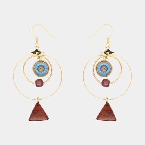 Mahina vergulde oorbellen voor wholesale door Essenciel