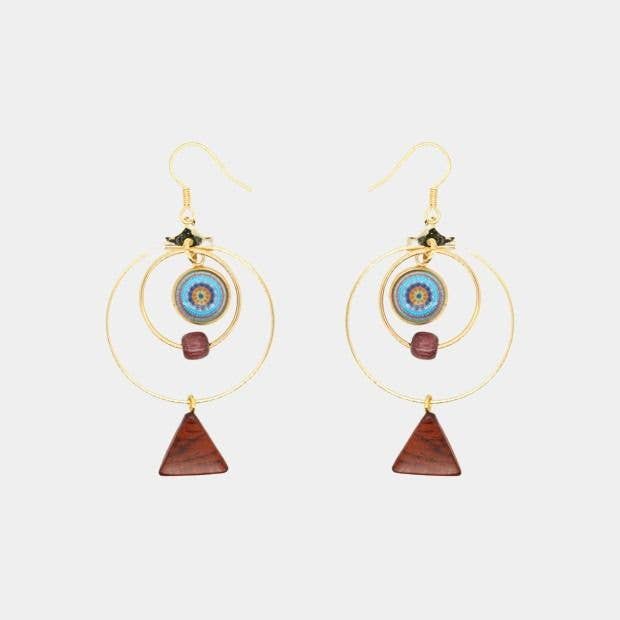 Mahina vergulde oorbellen voor wholesale door Essenciel