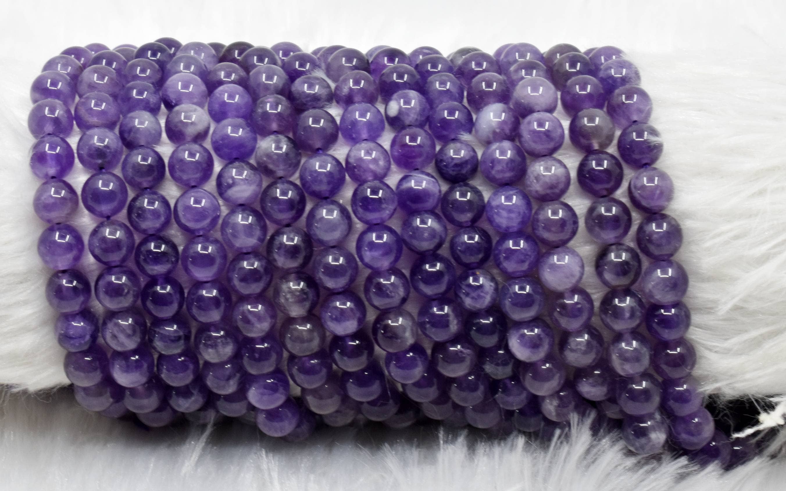 Soothing Crystals - Vente Perle - Perles de bijoux en cristal | Améthyste | Perles de pierre précieuse pour la guérison2