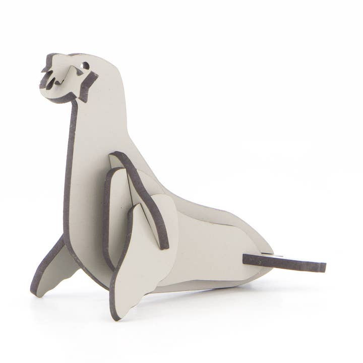 Sea Lion Wooden Kitset (Small), 3D Puzzle for wholesale by LITTLE AND WOOD