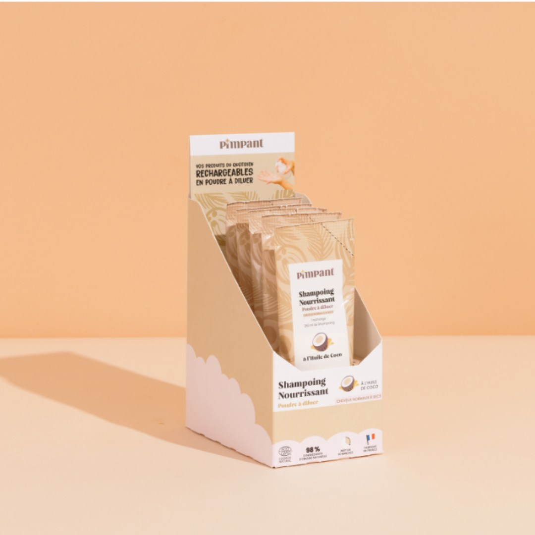 PIMPANT - Vente Disques de shampoing/shampoings solides - Shampoing Nourrissant en Poudre à Diluer1