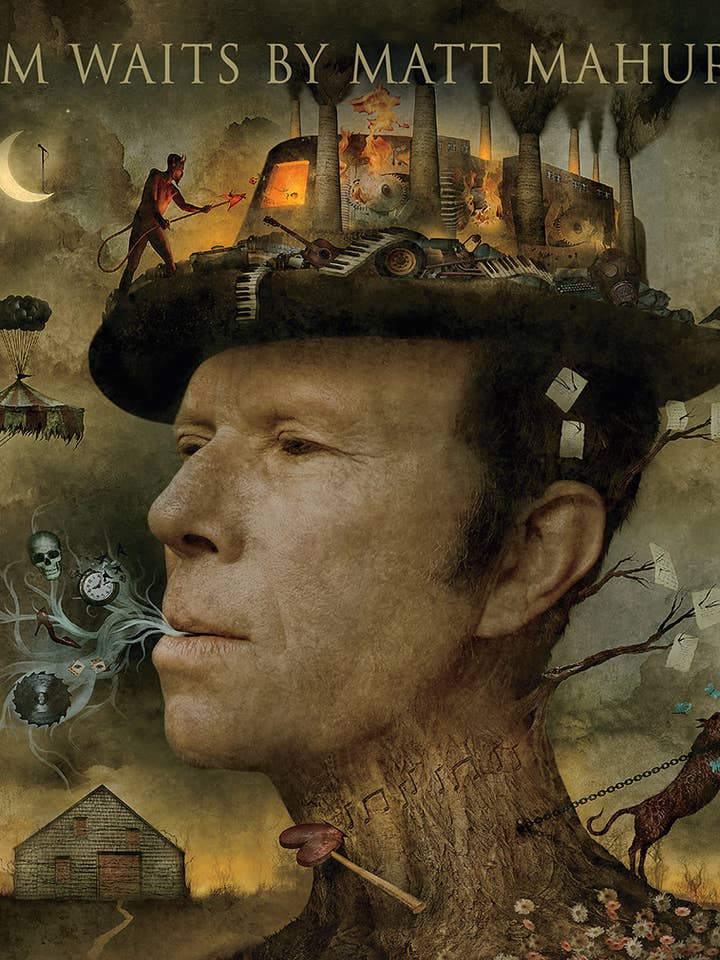 Tom Waits by Matt Mahurin: Portraits for wholesale by Abrams