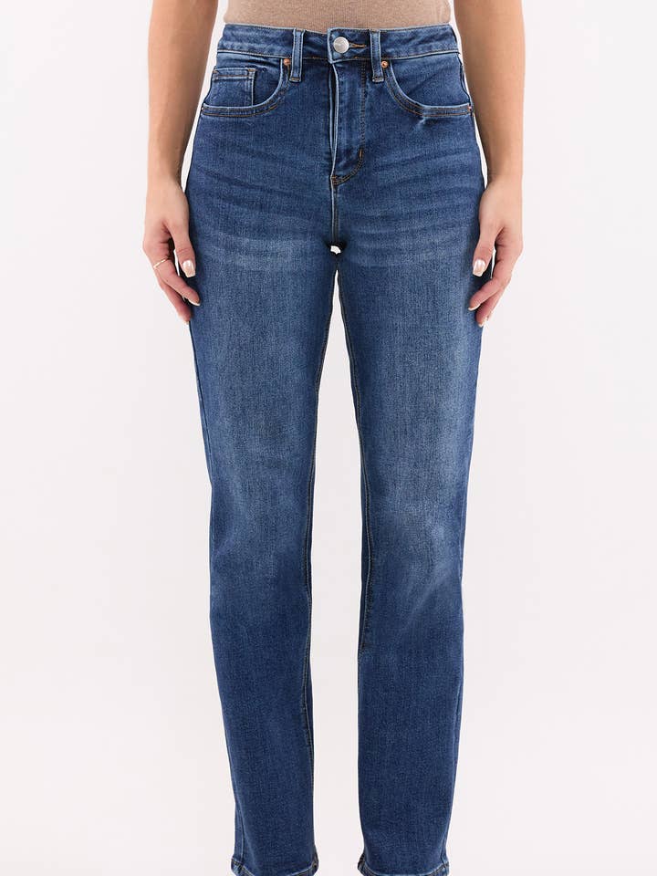 Plus Size Dylan High Rise Straight Leg Jeans for wholesale by RFM