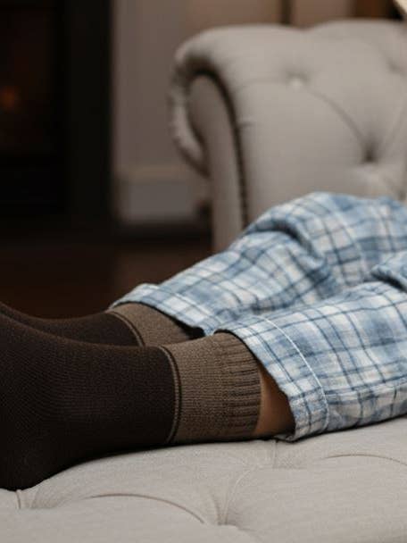 Tvåfärgad Lambswoolstrumpa Ref. 5050 för wholesale av SR Peúgas