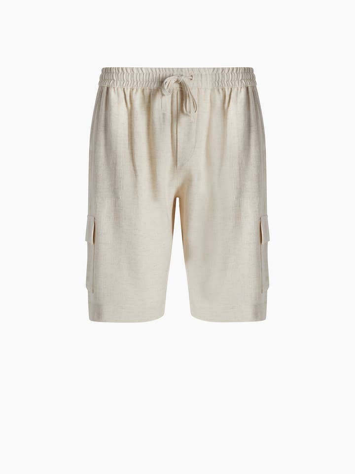 Cargoshorts aus Leinen für Herren für den Großhandel von IKIKIZ ONLINE