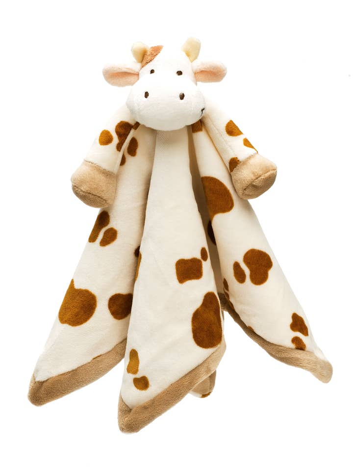TRI-ACTION TOYS - Wholesale Security/Cuddle Blanket - Baby - Cow Baby Blanket