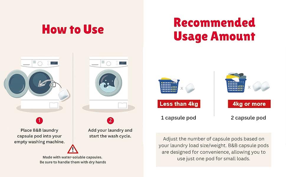 K-baby – wholesale Laundry detergent powder/pods – B&B Laundry Detergent Pods (8g X 30pcs)2