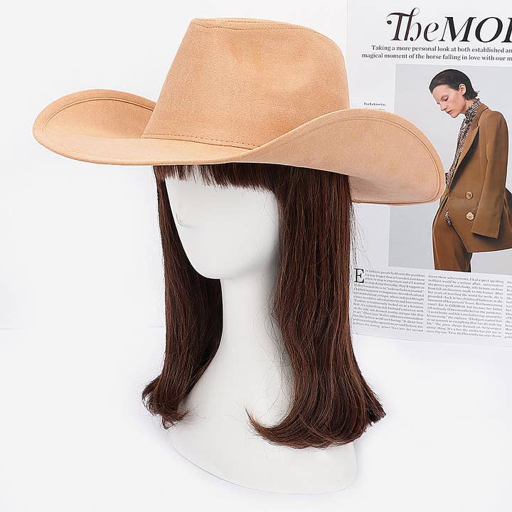 3AM BY H&D ACCESSORIES - Wholesale Cowboy Hat - Women's - Faux Wool Cowboy Hat