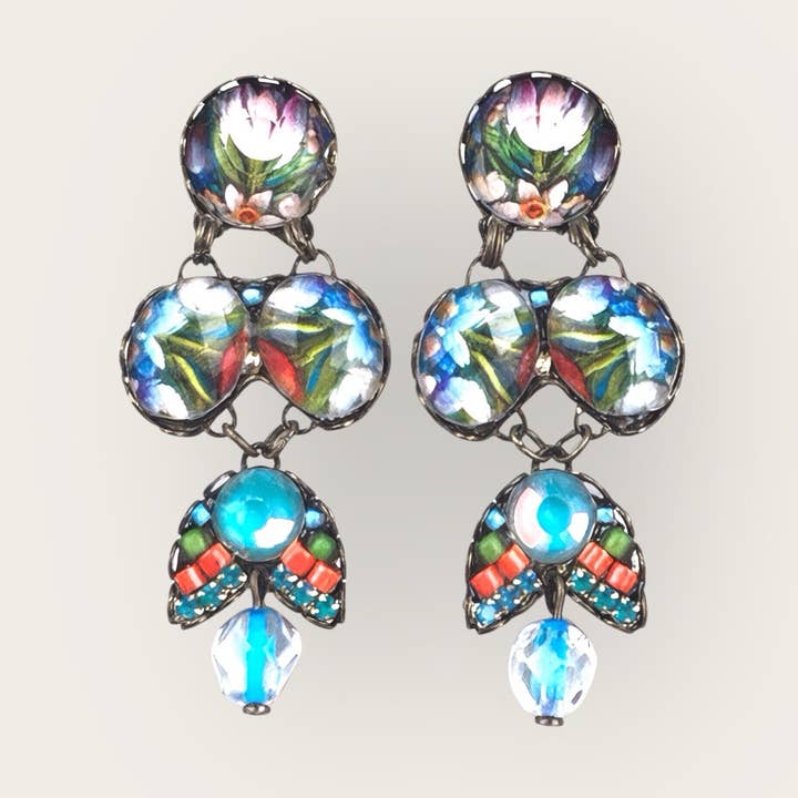 Crystal earrings PROMESA for wholesale by melizijewelry