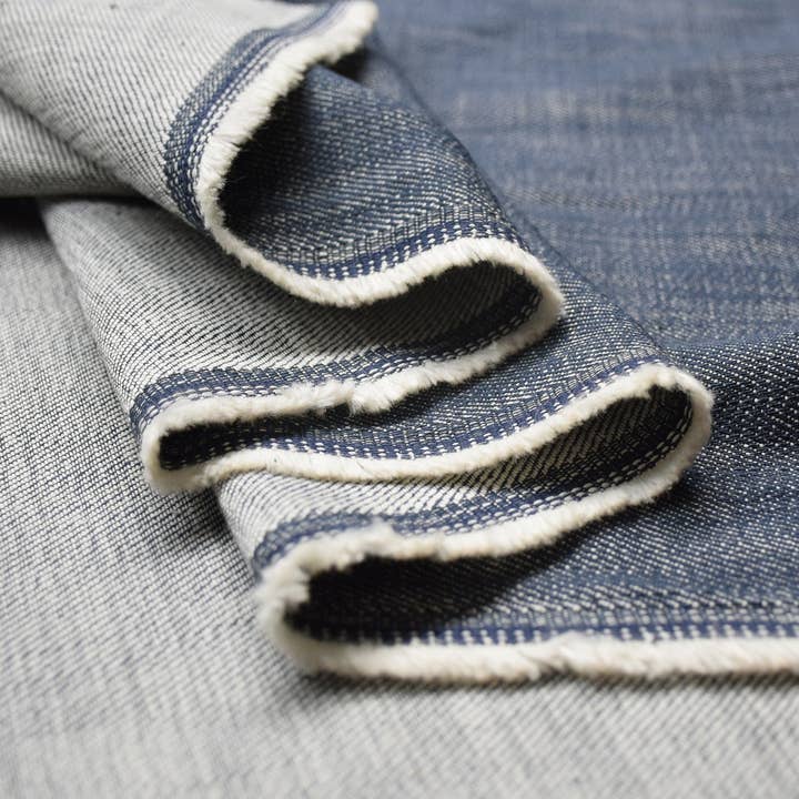 COUSETTE - Wholesale Fabric - Navy blue denim fabric