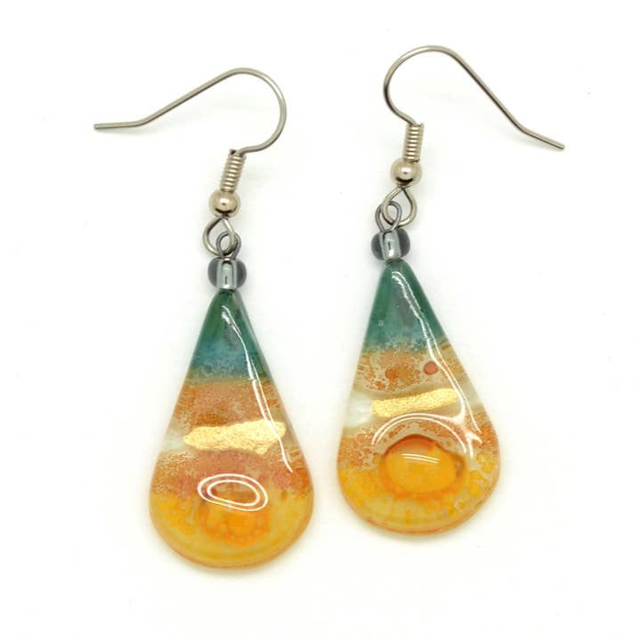 Dunitz & Company - Wholesale Dangle Earrings - Teardrop Glass Dangle Earrings7