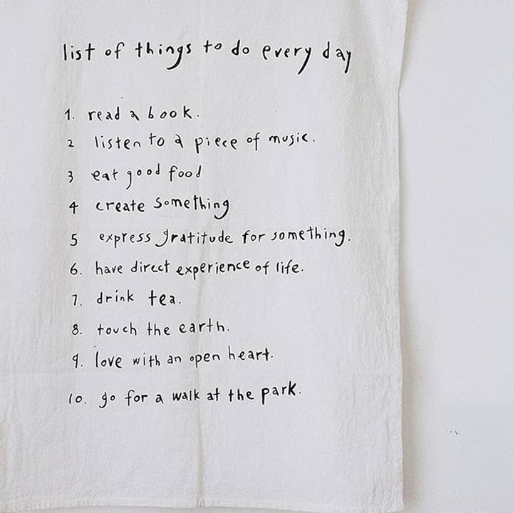 Fodory - Wholesale Dinner & Cloth Napkin - To Do List Napkin