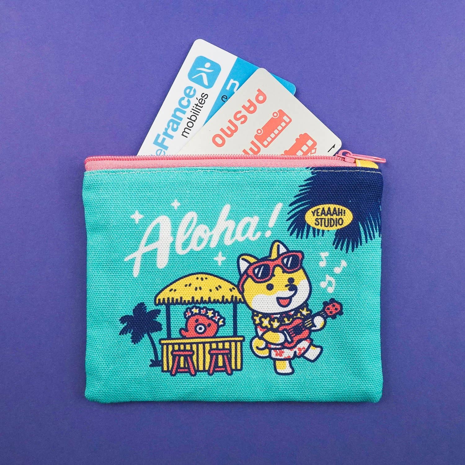Yeaaah! Studio - Wholesale Pouch - Women's - Small fabric pouch "Aloha" - Limited edition1
