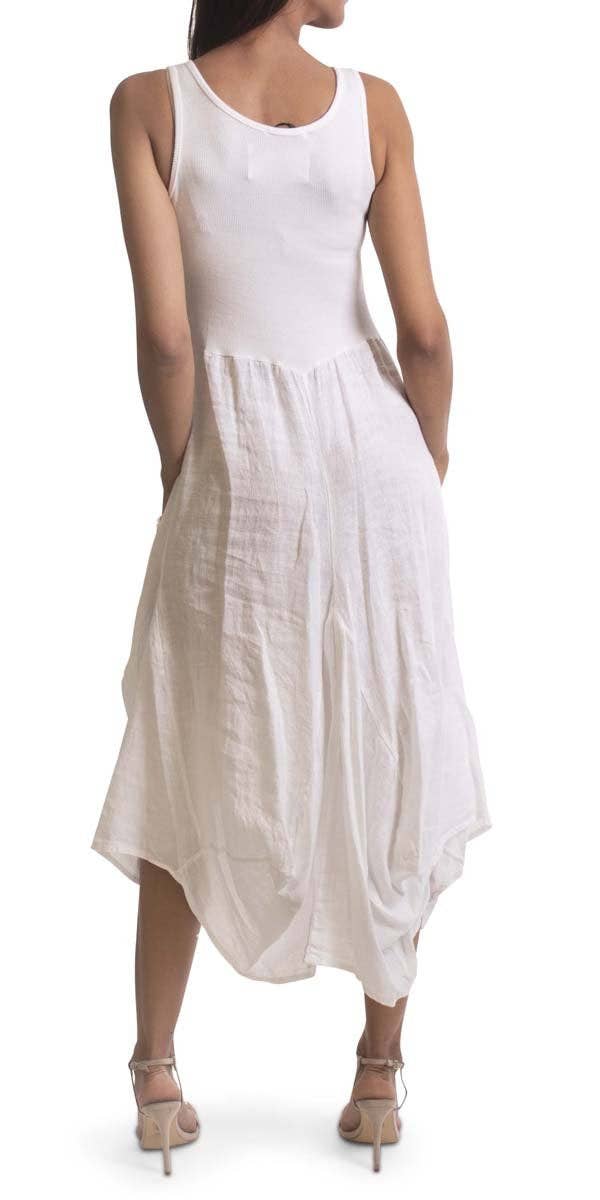 Gigi Moda - Wholesale Dress - Women's - Linen Sleeveless Dress17