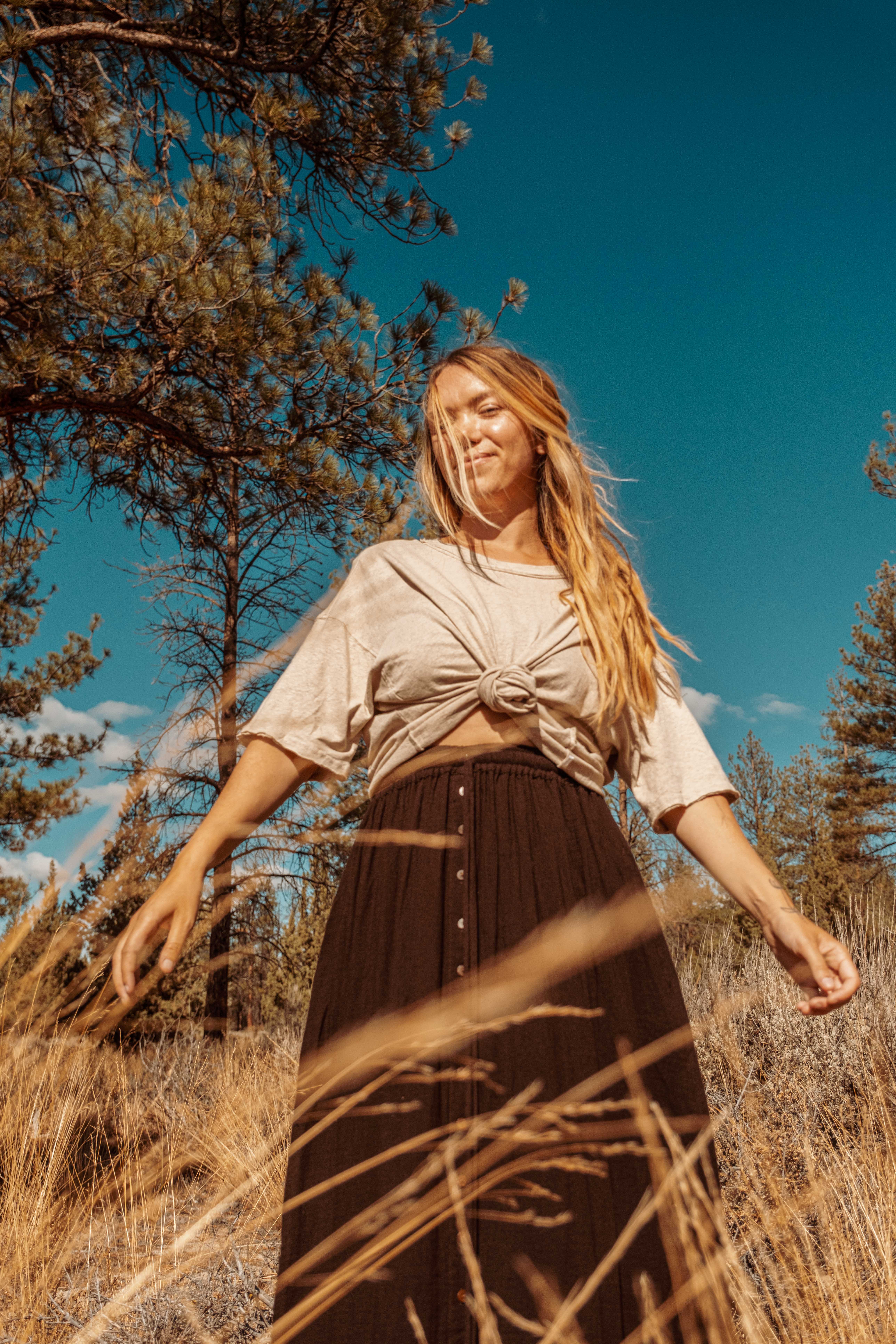 Chanvre non blanchi T-shirt CROP en coton biologique Hemp Blank Eco Unisexe TOP en vente sur Faire3