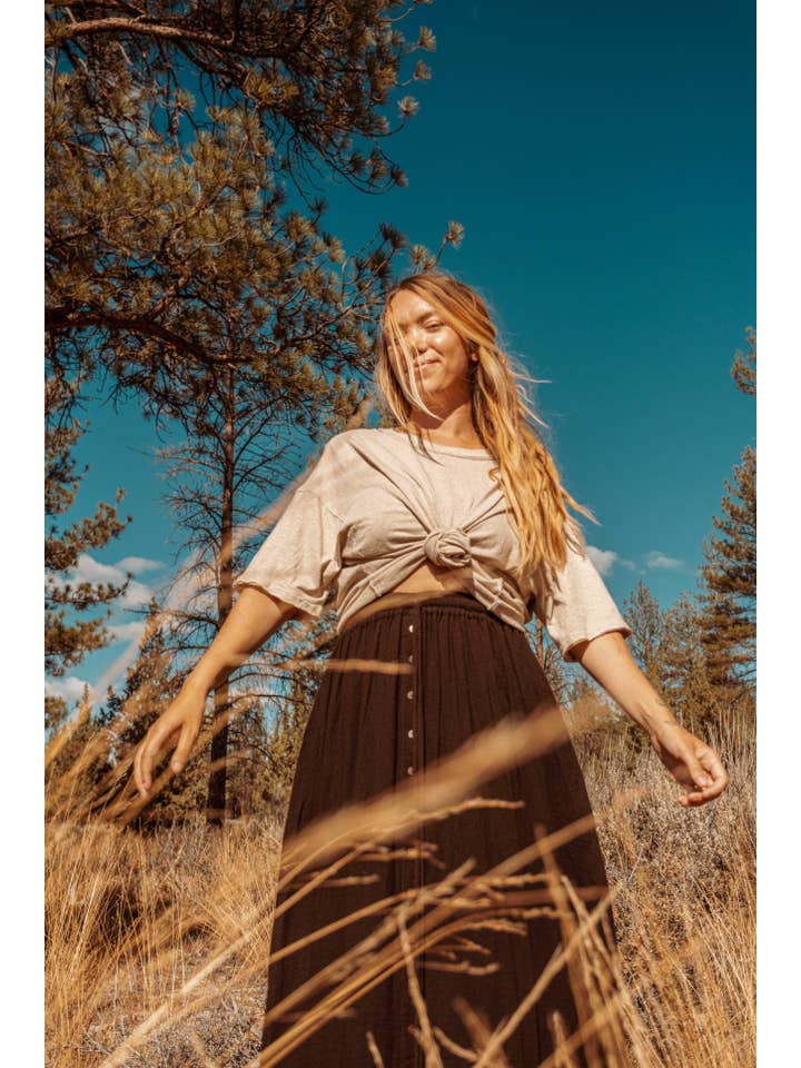 Chanvre non blanchi T-shirt CROP en coton biologique Hemp Blank Eco Unisexe TOP en vente sur Faire3