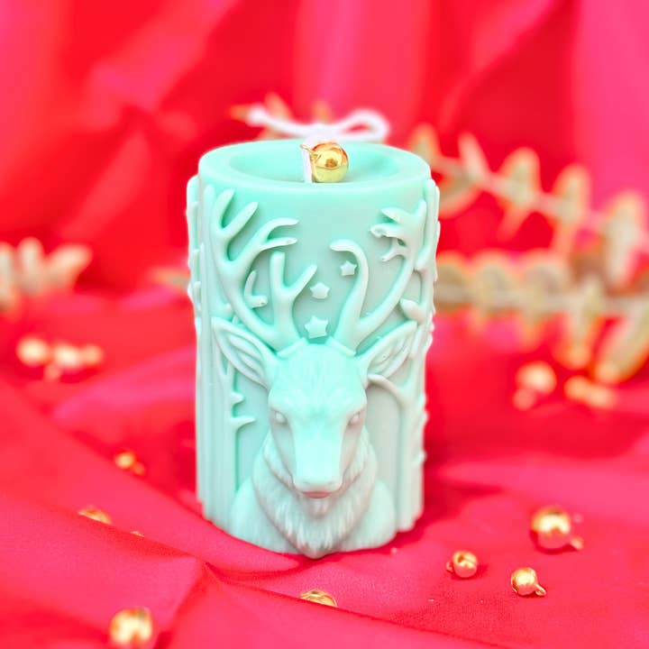 Velarosa LLC - Wholesale Pillar Candle - Enchanted Forest Christmas Soy Candle