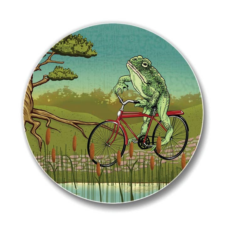 Two Little Fruits - Wholesale Coasters - Ceramic Coaster | Frog Coaster | Drink Coaster | Home Decor