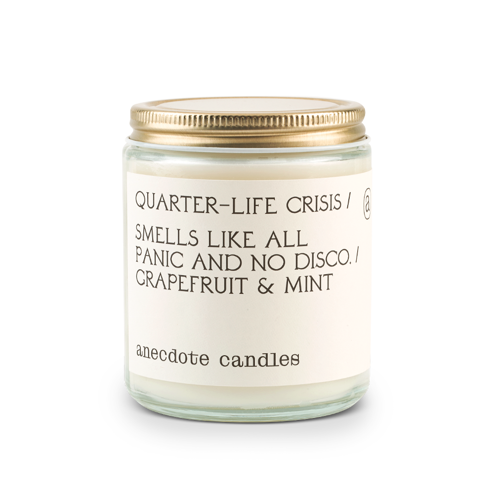 Anecdote Candles - Wholesale Jar/Filled Candle - Quarter-life Crisis (Grapefruit & Mint) Candle3