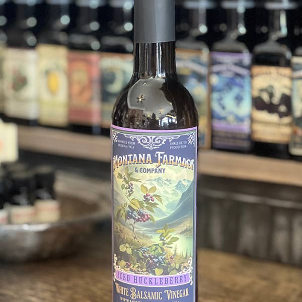 Montana Farmacy - Wholesale Vinegar - Iced White Huckleberry balsamic 375ml Rocky Mountain