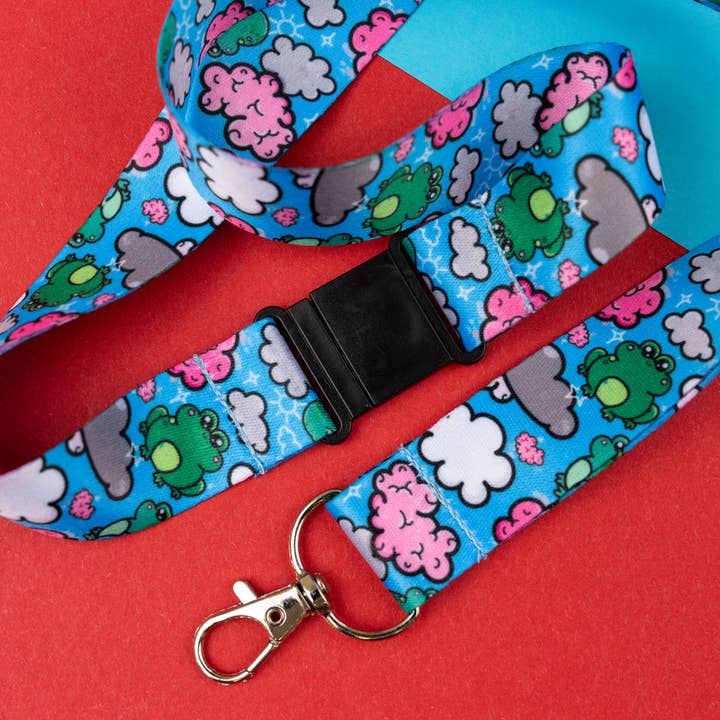 Brain Frog Lanyard with Safety Catch - Brain Fog for wholesale by Innabox Ltd