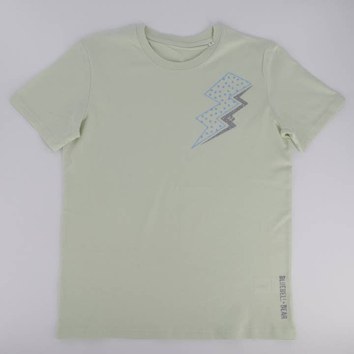 Unisex Spotty Dotty Bolt T-shirt \u2014 Bluebell + Bear for wholesale by Bluebell + Bear