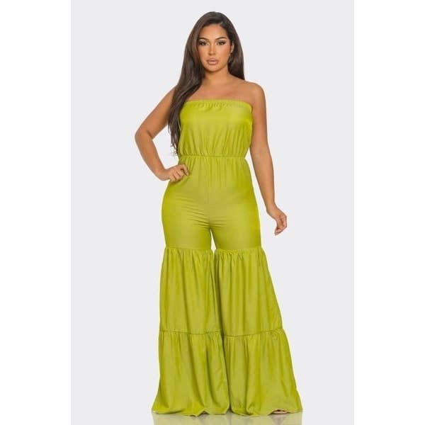 DORCAS - Wholesale Jumpsuit - Women's - JUMPSUIT RUFFLE HEM4