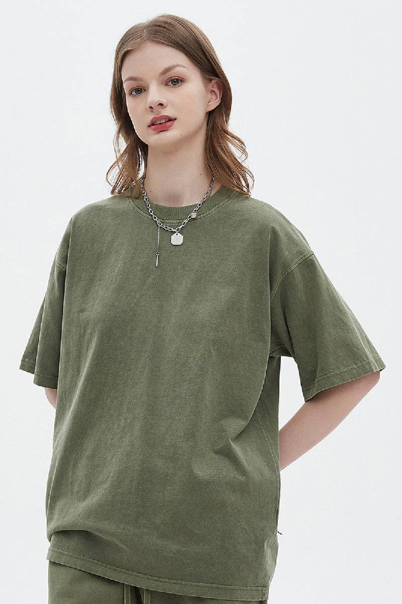 CZ Basics - Wholesale T-shirt - Uniseks - Oversized T-shirt met gewassen print9