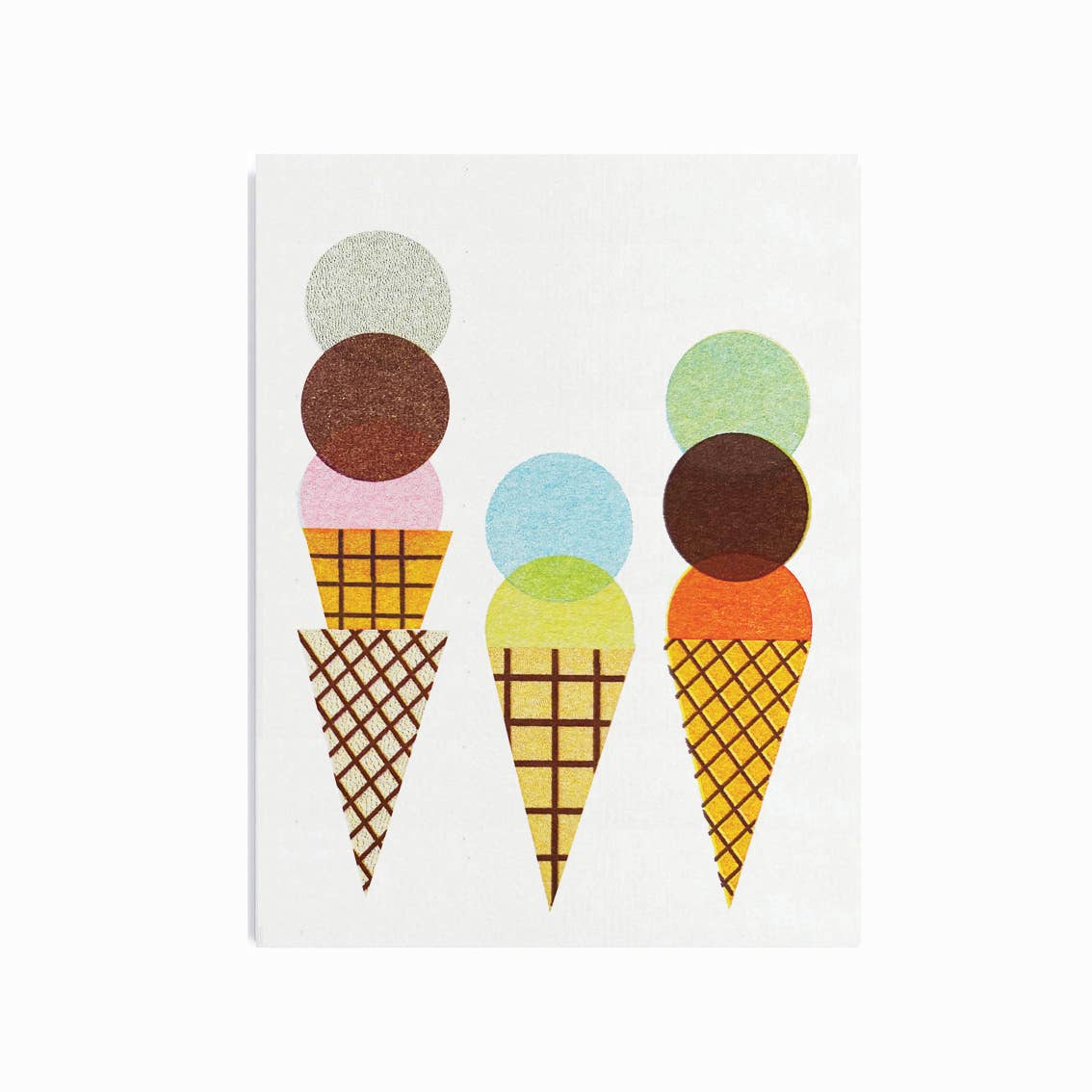 Scout Editions - Wholesale Everyday Greeting Card - Ice Cream Mini Card