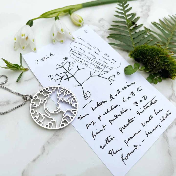 Boutique Academia - Vendita all'ingrosso Collana con ciondolo/pendaglio - Collana filogenetica con albero della vita