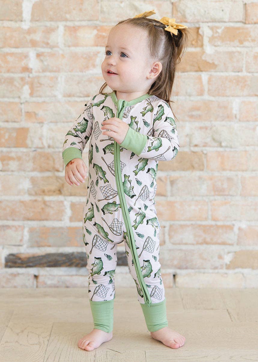 Charlie Lou Baby - Wholesale Jumpsuit - Baby - Bamboo Rompee™ | Gone Fishin'8