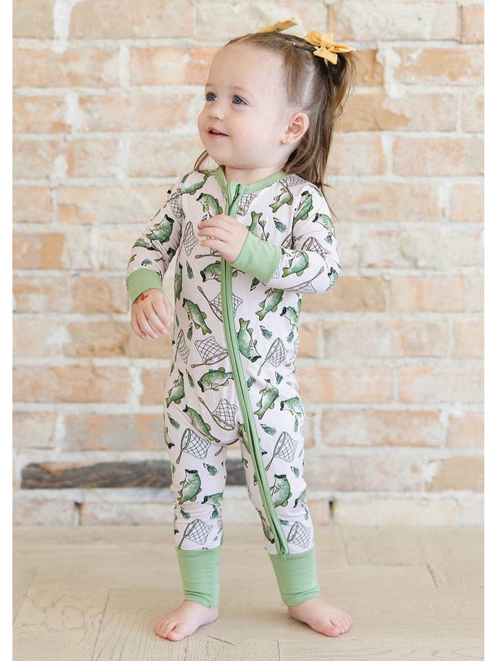 Charlie Lou Baby - Wholesale Jumpsuit - Baby - Bamboo Rompee™ | Gone Fishin'8