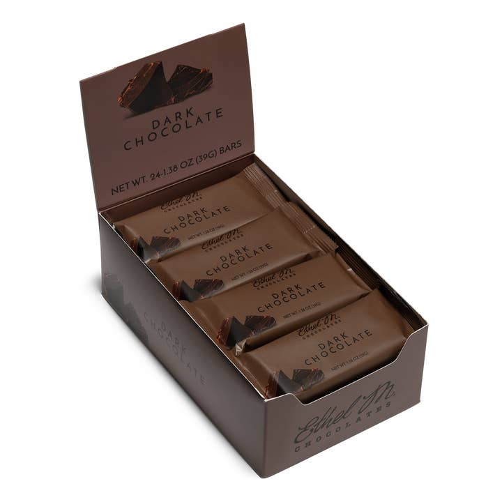 PREMIUM DARK CHOCOLATE GOURMET SINGLE BARS for wholesale by Ethel M Chocolates