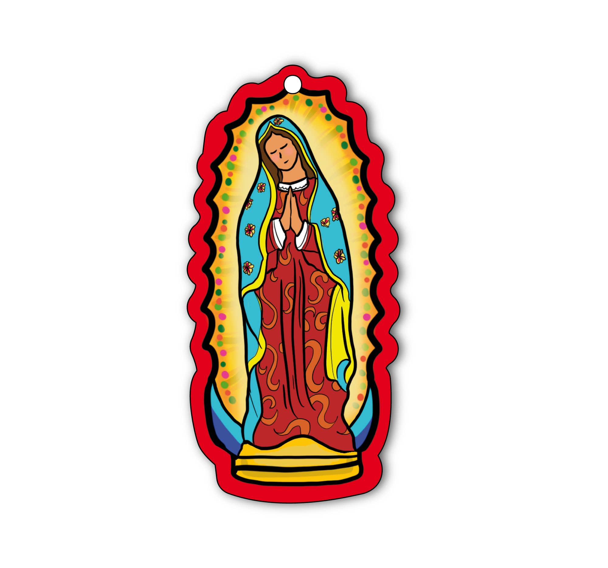 Studio Soph (We Pay Your Import Fees - We Ship DDP) – wholesale Ornament – Maria Guadalupe Christmas Ornament2