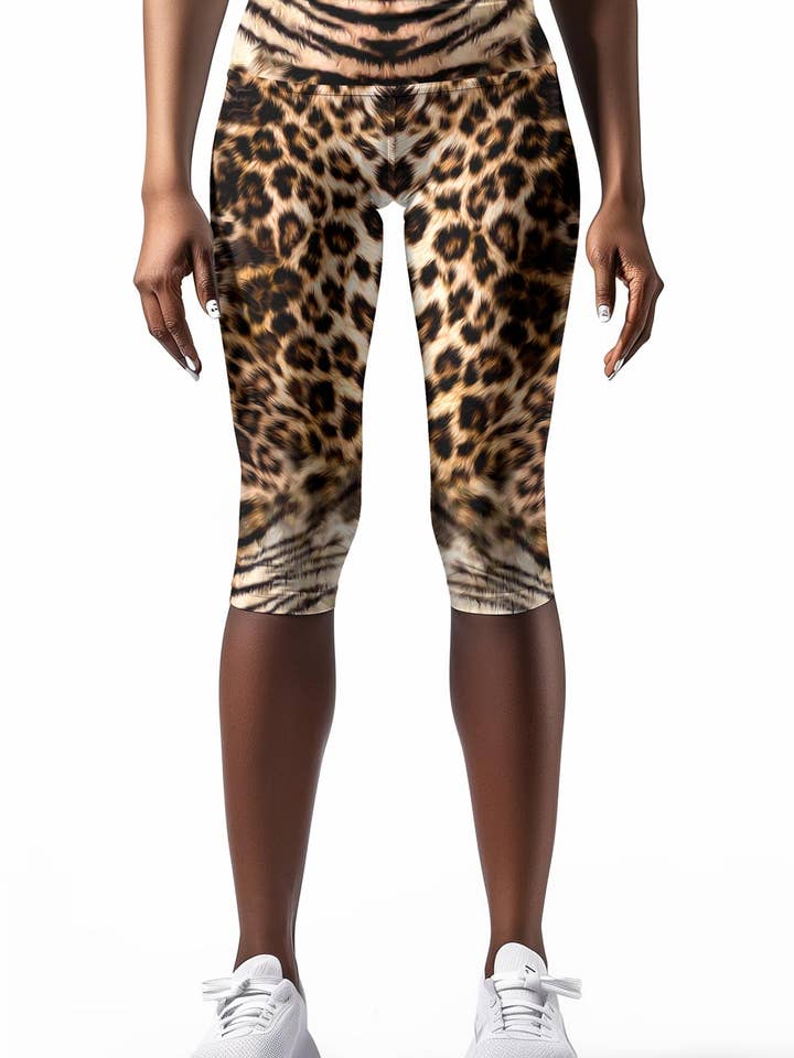 Wild Instinct Ellie Brown Performance Yoga Capri Leggings - Kvinder for engroshandel hos Pineapple Clothing