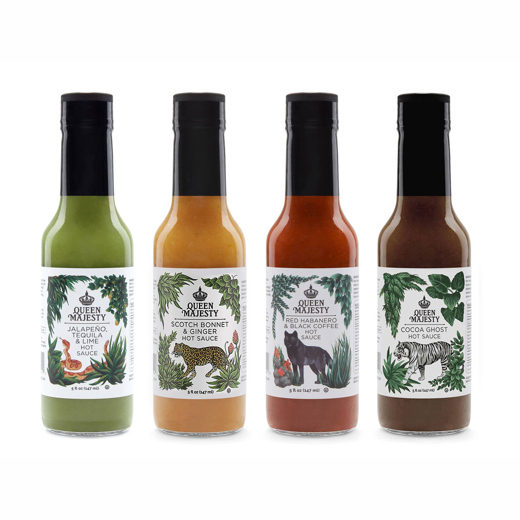 Queen Majesty Hot Sauce - Wholesale Hot Sauce - 5oz Hot Sauce Set4