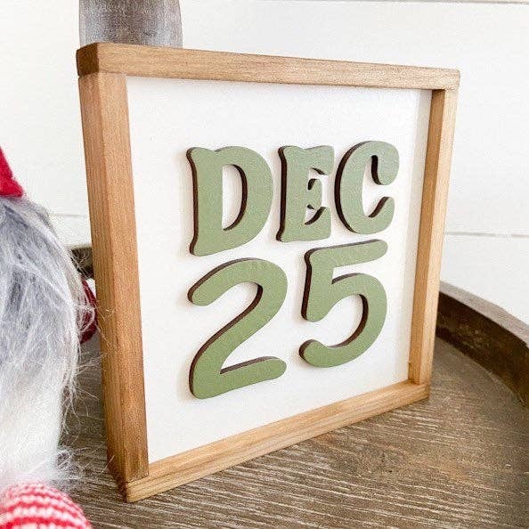 Nail and Hook Laser Cut Home Decor - Wholesale Sign - Christmas Mini Signs2