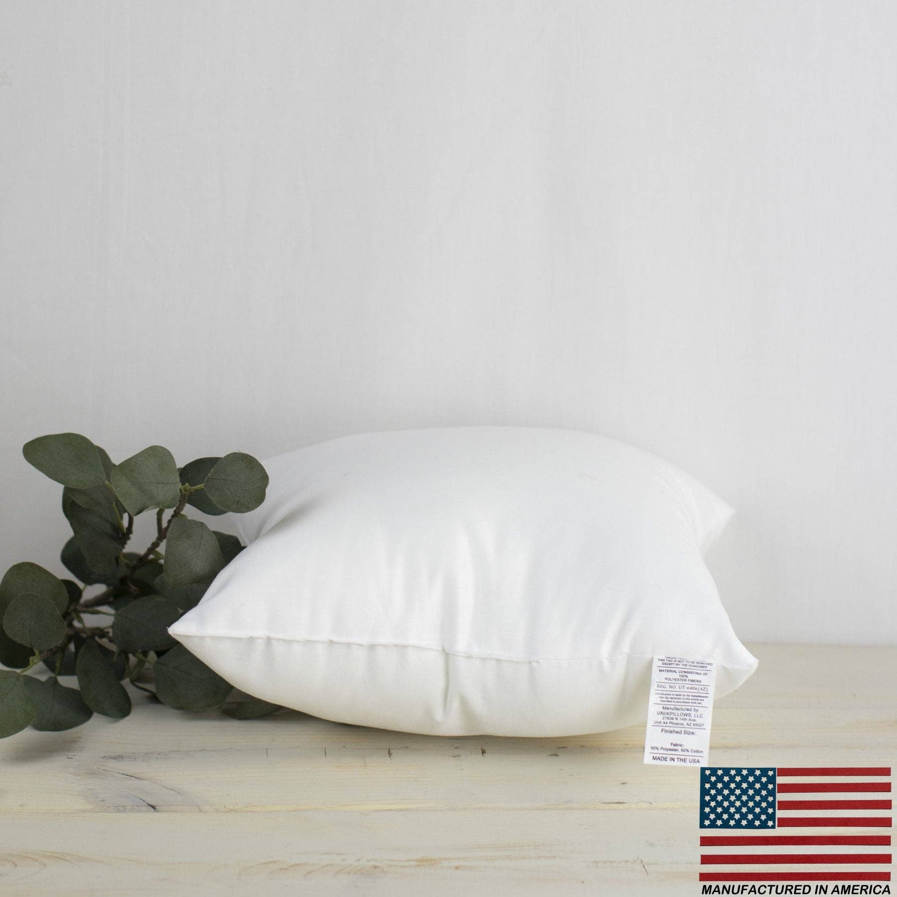UniikPillows – wholesale Pillow insert – 23x23 | Synthetic Down Alternate Indoor Outdoor Hypoallergenic Pillow Insert | Premium Insert | Luxury Insert | Square Pillow Insert | Pillow Form6