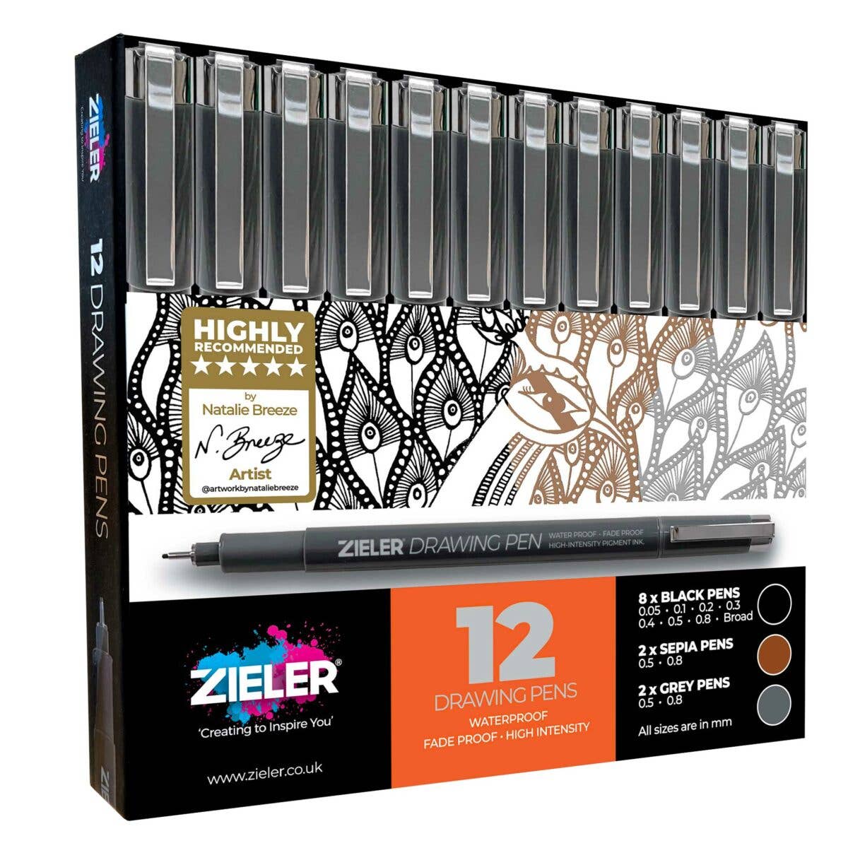 Zieler – wholesale Pen – Fineliner Drawing Pens Starter Set - Zieler2