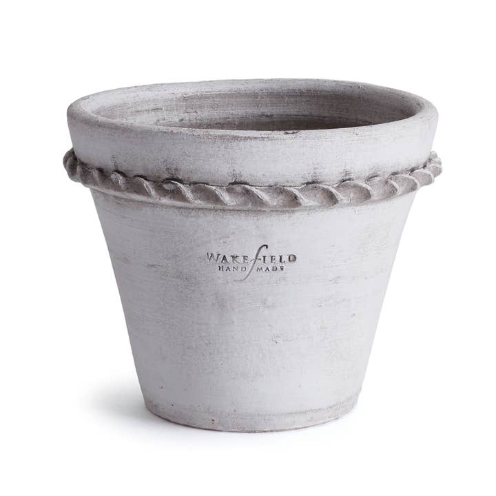 Napa Home & Garden - Wholesale Plant Pot - Wakefield Handmade Henley Pot #4 White