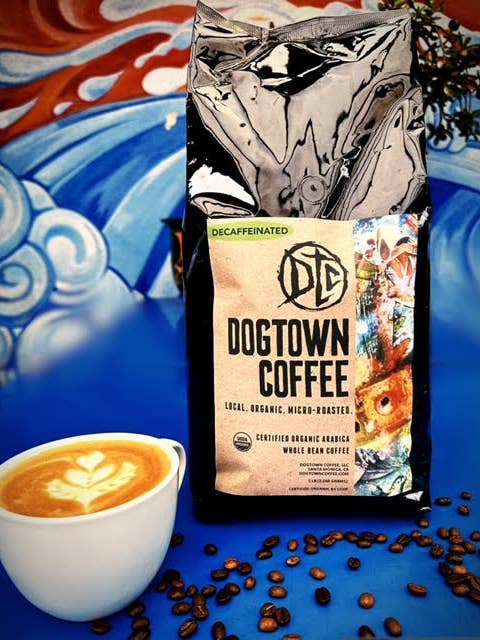 5lb Decaf Espresso for wholesale by Dogtown Coffee