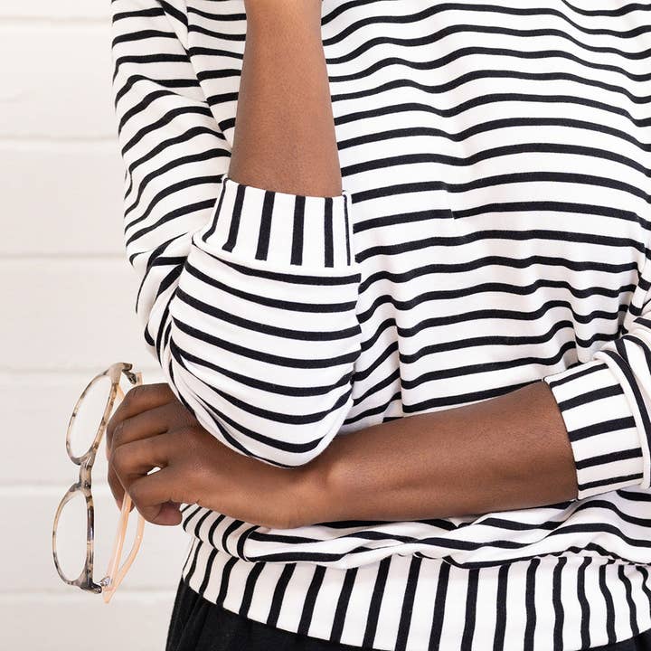 Lacson Ravello - Wholesale Sweatshirt - Women's - Arva Sweatshirt - Stripe4