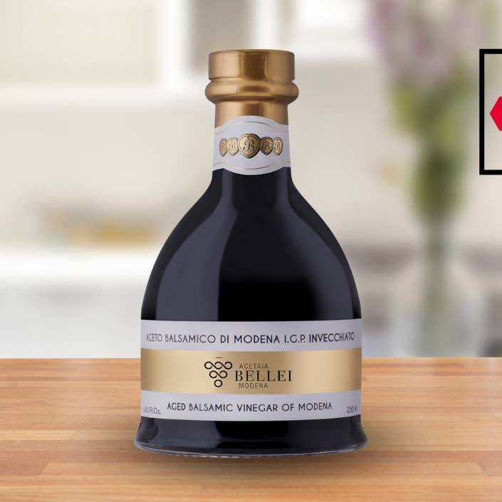 Bellei Gold Aged Balsamic Vinegar of Modena 8.45 oz (250ml) for wholesale by Casacella Foods