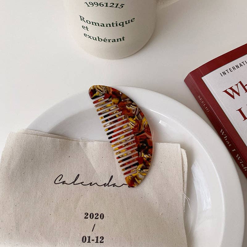 WEST AUSSIE SUPPLIES - Wholesale Hair Brush/Comb - Hairzy - Acetate Colorful Comb Handheld4