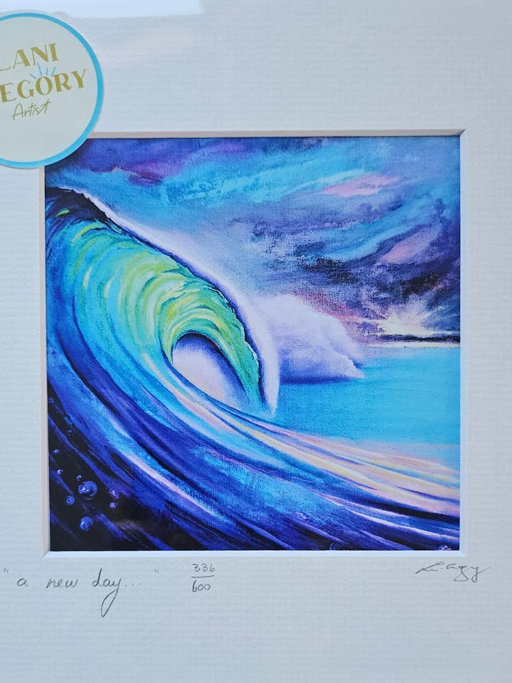 a new day - begrænset oplag tryk for engroshandel hos Lani Gregory - Art